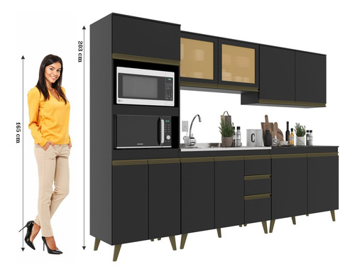 Cozinha Modulada Ema 5 Peças A:41,5 Xl 67 X P: 52 Wt