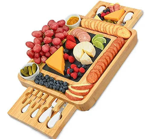 comprar Juego De Tablas Y Cuchillos Para Quesos Ctft, Tablas De Char