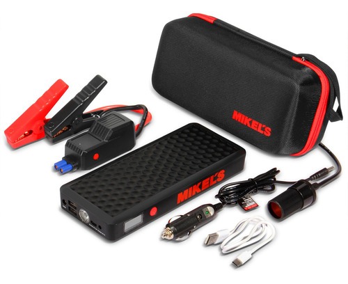 Arrancador De Baterías Jumper 18,000mah Mikels Mjs-18000