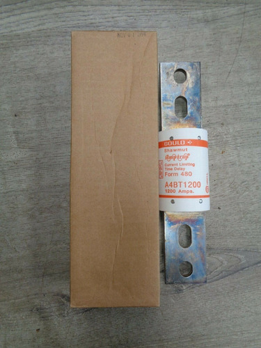 New Gould Shawmut A4bt1200 1200 Amp Fuse 600v Class Bdb