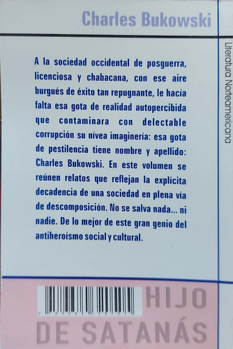 Hijo De Satanás Charles Bukowski Octaedro Nuevo *