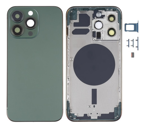 Capa Traseira Com Bandeja Sim E Teclas Para iPhone 13 Pro