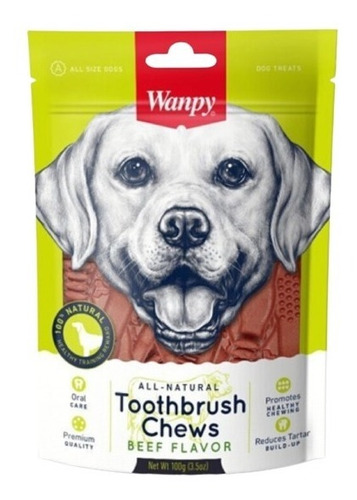 Imagen 1 de 1 de Snack Para Perro Wanpy Sabor Pato 100g