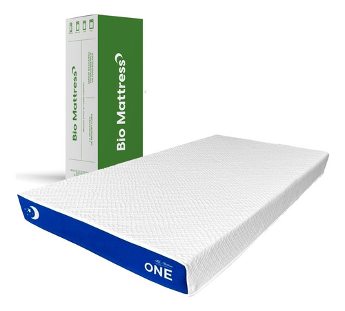 Colchón Individual de espuma Bio Mattress BIO ONE blanco - 100cm x 190cm x 15cm