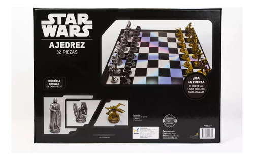 Ajedrez Edicion Especila Star Wars Original Fig 10cm Gama Up