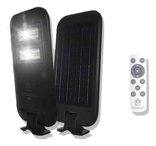 Lámpara Led Suburbana 100w Ip65 Con Control Remoto Luz Fría
