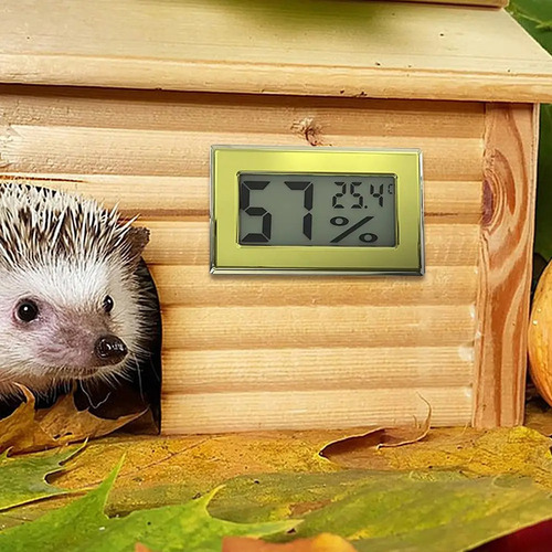 Humidor, Higrómetro Metálico, Sensor De Humedad Preciso, Tem