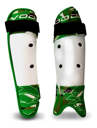 Canilleras Voodoo C/elástico Hockey Anatomicas Profesional 