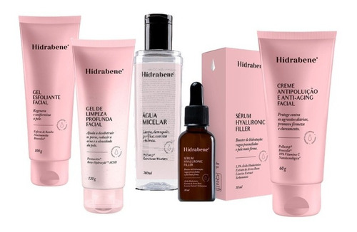 Kit Hidrabene - Skincare Completo Clareador Uniformizador