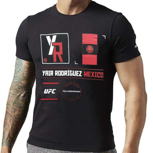 Playera Atletica Rodriguez Ufc Para Hombre Reebok Az9153