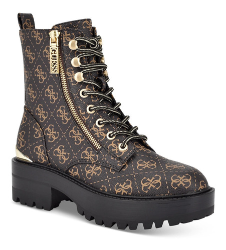 Botas Guess Gbg Fearne Legueta Casuales Plataforma Cafe