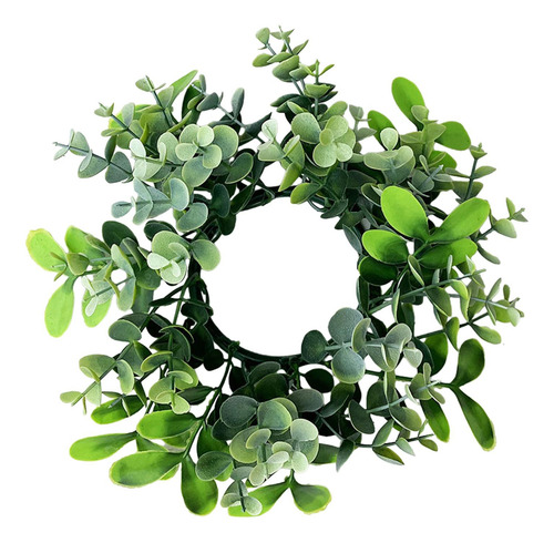 3 Corona De Eucalipto Hecha A Mano - Decoración 3 Piezas