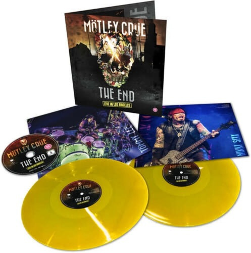 Motley Crue The End Live In Los Angeles 2 Vinilo Color + Dvd