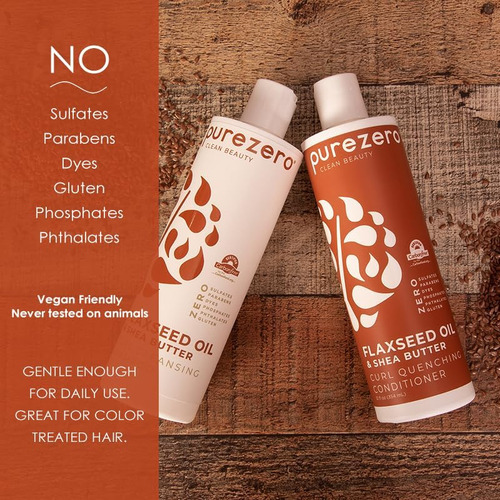 Conjunto De Shampoo E Condicionador Com Óleo De Linhaça E Y