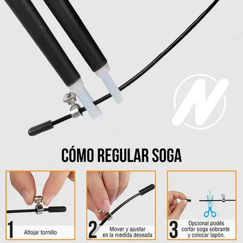 Barra Dominadas + Paralelas Push Up + Soga Salto Speed Rope