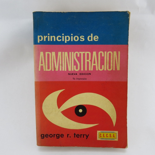L2978 George R Terry -- Principios De Administracion (Usado)