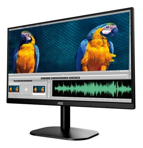 Monitor Aoc 24  Ips Fhd 75hz, Led, Baja Luz Azul, 6ms