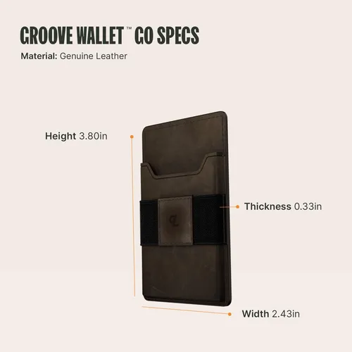 Wallet Groove Life Groove Wallet Go De Cuero Marrón Para Hom