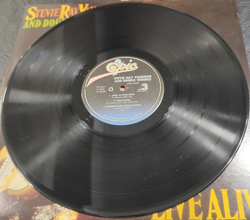Stevie Ray Vaughan And Double Trouble Live Alive 2lp Usa (Usado)