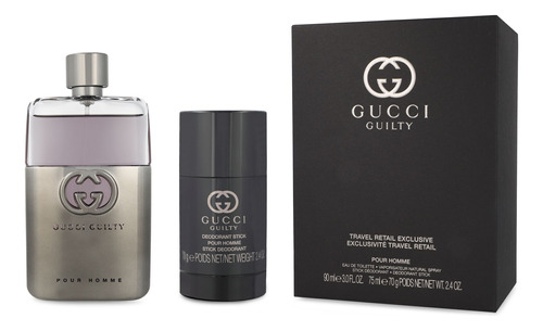 Set Gucci Guilty Pour Homme 2 Pzs