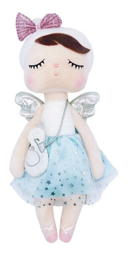 Boneca Metoo Doll Original Angela Anja Cisne Azul 35cm