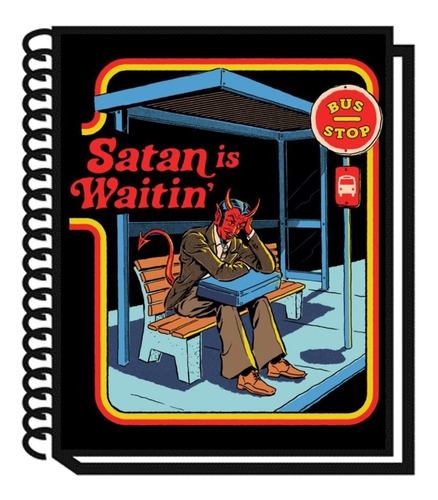 Libreta  Personalizada Satan Is Waitin