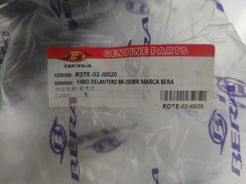 Imagen 5 de 5 de Faro Delantero Dt Bera Md Lechuza. Original