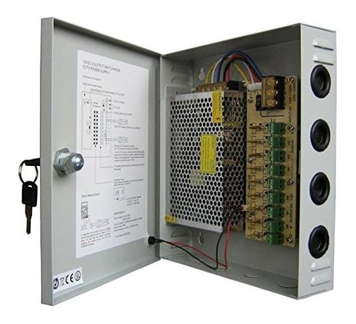 Spt Sistemas De Seguridad 15pb915 A Cctv Power Box 9port 15