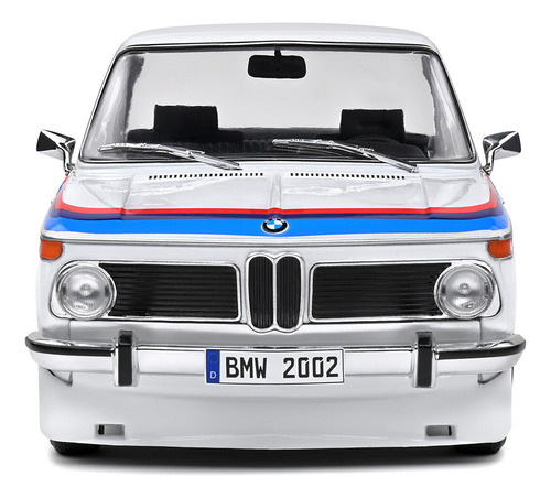Miniatura Bmw 2002 Tii Turbo Evocation 1971 Branco 1:18 Solido