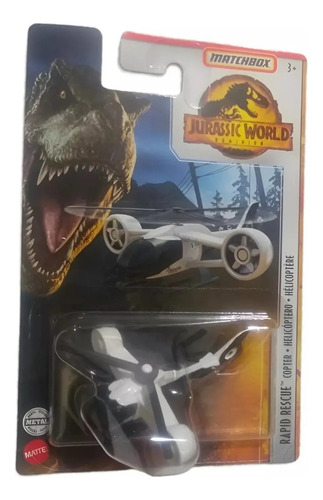 Matchbox Jurassic World Pack De 3 Vehículos Varios
