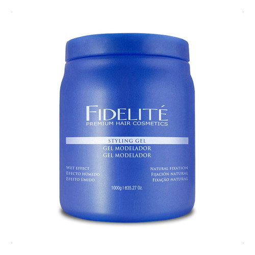 Fidelité Gel Suave Fijación Natural Efecto Húmedo 1000g