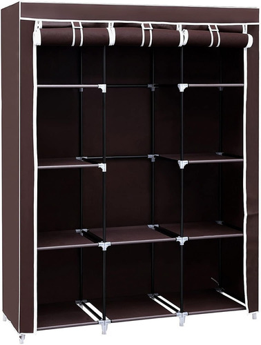 Rack Closet Zapatera Guardarropa Organizador 167x130x45 Cm