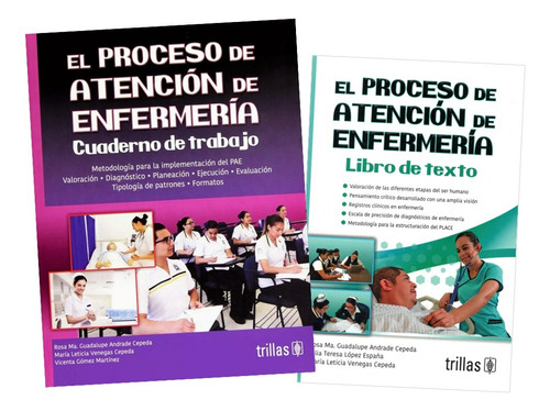 Cuaderno Y Libro El Proceso De Atención Enfermería Trillas