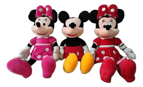 Atacado Tamanho Grande 3 Peças Bonito 50cm Mickey Minnie Mou