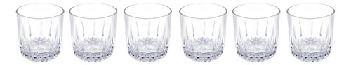 Set 6 Vasos Bajos Whisky Cristar Prisma Rocks 306ml