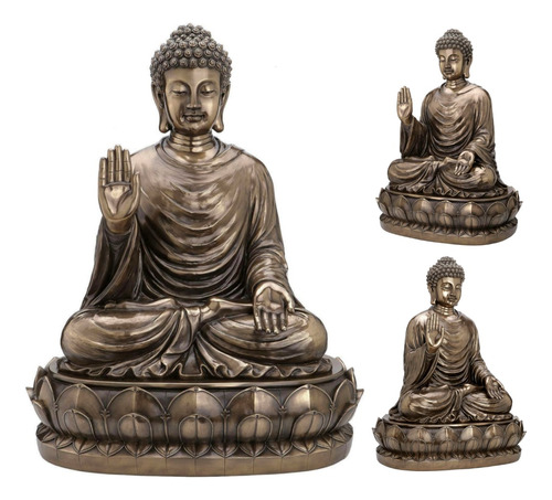 Magnífica Figura Buda Siddharta Gautama 80cm Marca Veronese