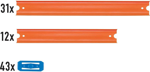 Mega Pistas Hot Wheels, Con Coche, 12 Metros