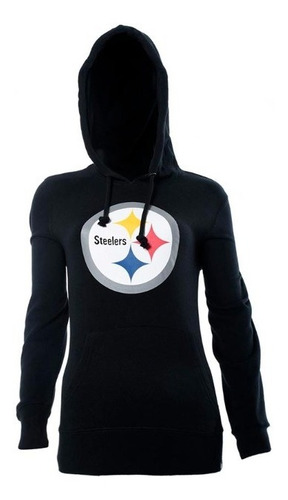 Sudadera 47 Mujer Negro Steelers Pittsbgh F25fwimhp397897jk