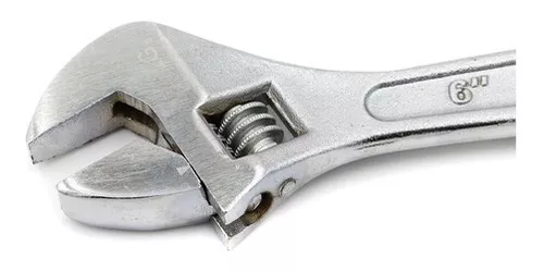 Mini llave de tuerca ajustable, llave inglesa de cambio de plata, pequeña  llave ajustable con cadena manual para mantenimiento de reparación de