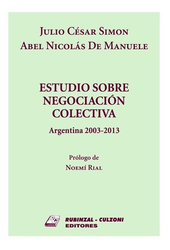 Estudio Sobre Negociación Colectiva