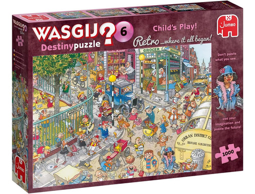 Jumbo, Wasgij, Retro 6 - ¡juego Para Niños!, Rompecabezas Co