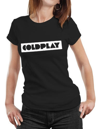 Polera Mujer Coldplay Algodón Orgánico Mus45