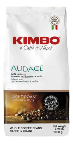 Cafe Kimbo Espresso Vending Audace 1kg Grano Entero