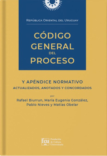 Libro: Código General Del Proceso Anotado Y Concordado Fcu