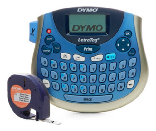 Etiquetadora Dymo Letrag Lt 100t Qwerty Portatil Cinta