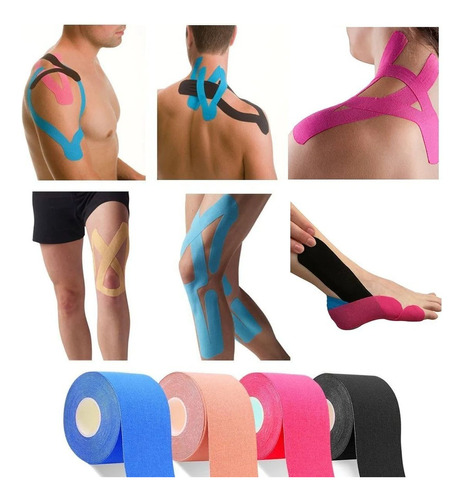 Vendas Cinta Terapeutica Kinesio Tape Deportiva Mvdsport