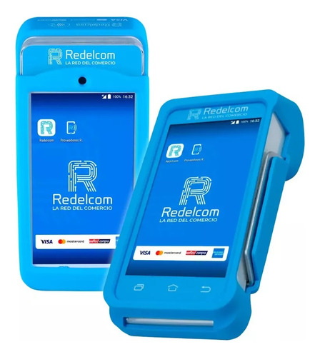 Maquina Movil Pos R3 Redelcom + 10 Rollo + Funda Mercadopago