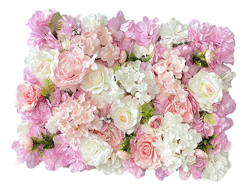 Panel De Pared De Flores Artificiales, Telón De Estilo C