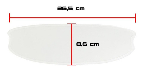 Imagen 3 de 4 de Pinlock Casco Antiempañante Visor Universal Lamina X-sports