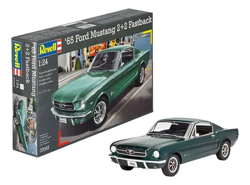 Kit Montagem Revell Ford Mustang Fastback 1965 1/24 82 Peças